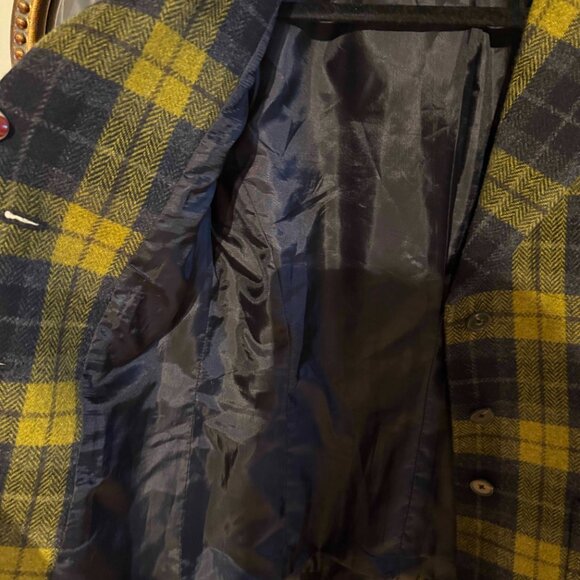 DKNY Plaid Wool Blazer - Picture 3 of 4